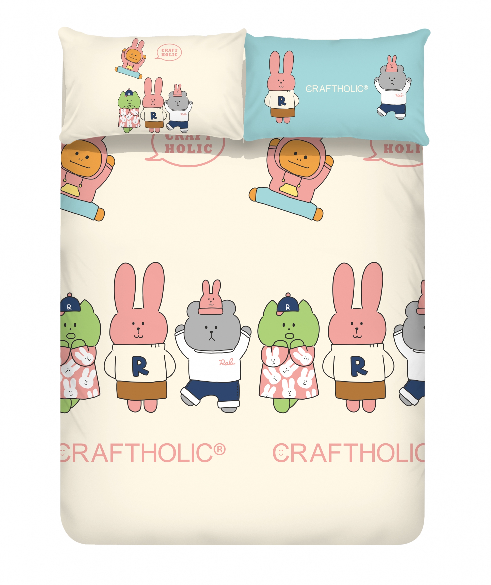 BUR-717 Craftholic Rabbit-3D-床笠